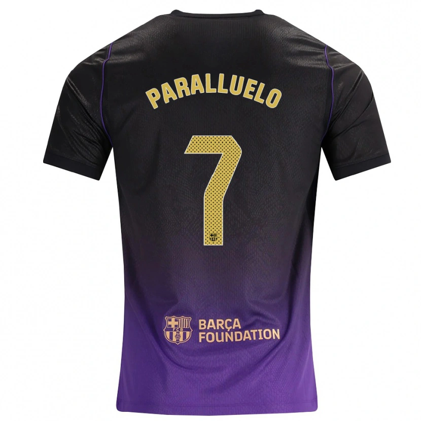 Danxen Hombre Camiseta Salma Paralluelo #7 Morado Amarillo Negro 2ª Equipación 2026/27 La Camisa México