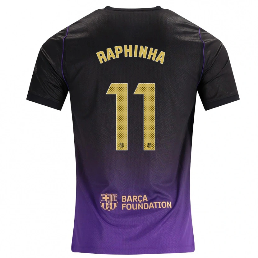 Danxen Hombre Camiseta Raphael Dias Belloli #11 Morado Amarillo Negro 2ª Equipación 2026/27 La Camisa México