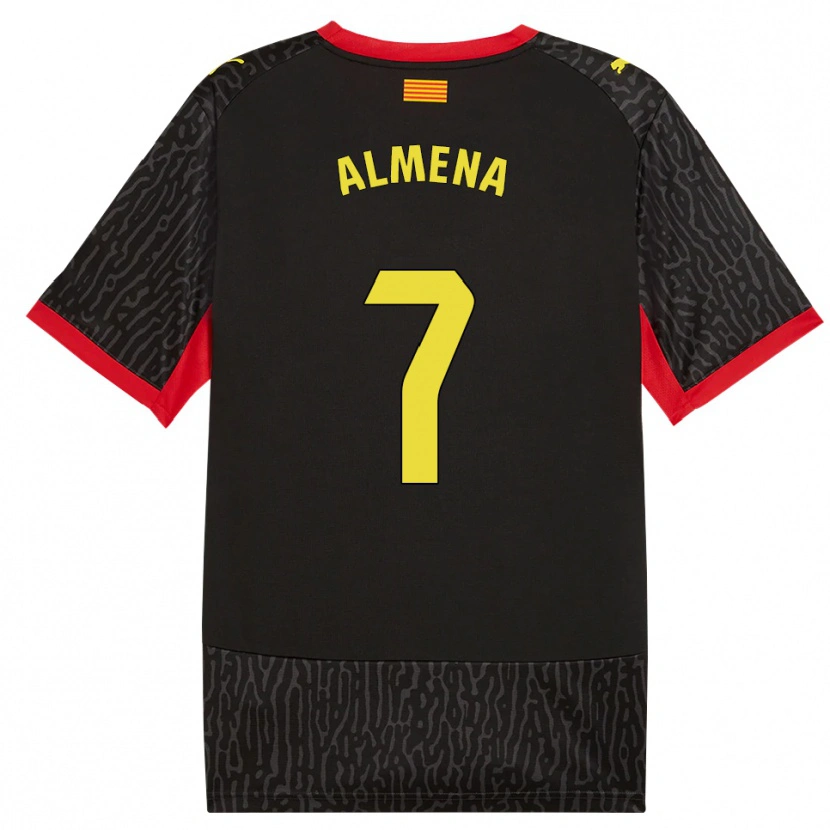 Danxen Hombre Camiseta Iker Almena #7 Negro Amarillo Rojo 2ª Equipación 2026/27 La Camisa México