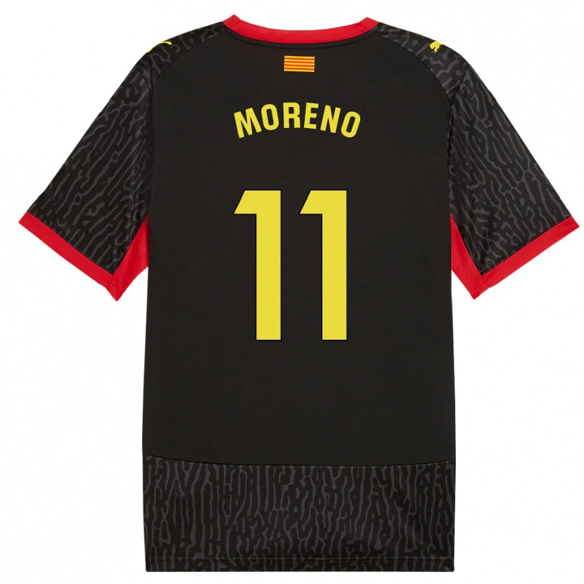 Danxen Hombre Camiseta Álex Moreno #11 Negro Amarillo Rojo 2ª Equipación 2026/27 La Camisa México