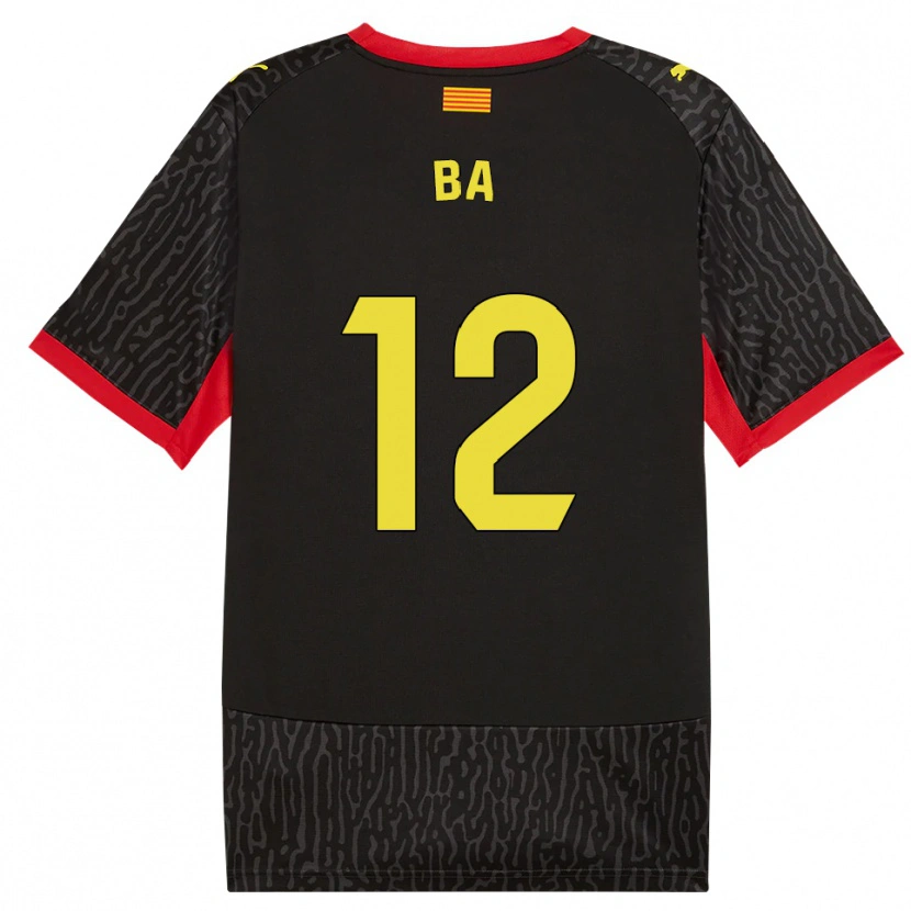 Danxen Hombre Camiseta Papa Ba #12 Negro Amarillo Rojo 2ª Equipación 2026/27 La Camisa México