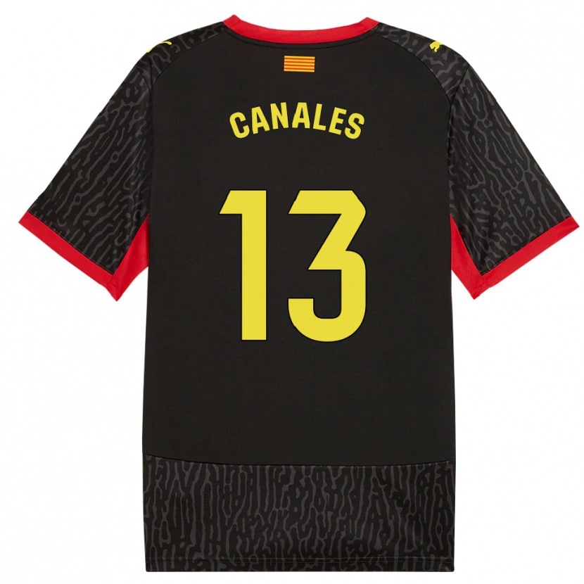 Danxen Hombre Camiseta Juanvi Canales #13 Negro Amarillo Rojo 2ª Equipación 2026/27 La Camisa México