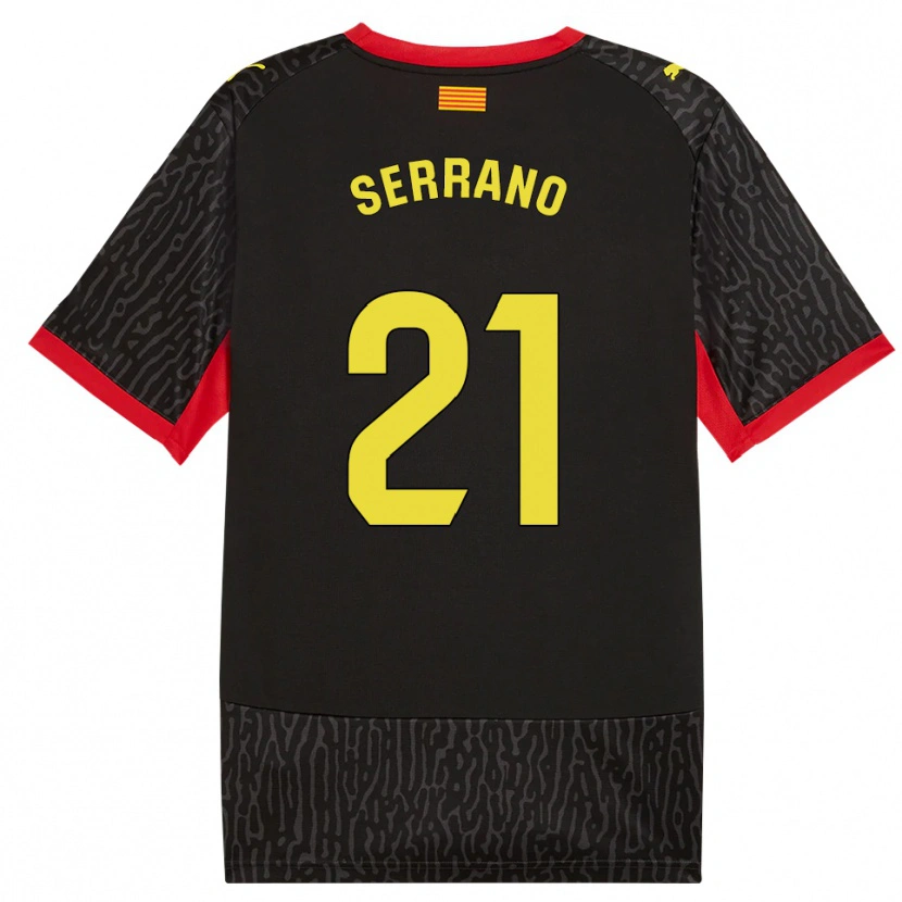 Danxen Hombre Camiseta Ot Serrano #21 Negro Amarillo Rojo 2ª Equipación 2026/27 La Camisa México
