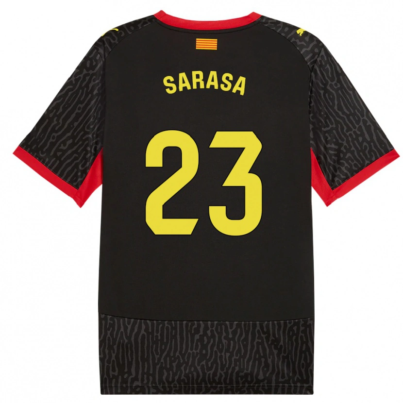Danxen Hombre Camiseta Javi Sarasa #23 Negro Amarillo Rojo 2ª Equipación 2026/27 La Camisa México