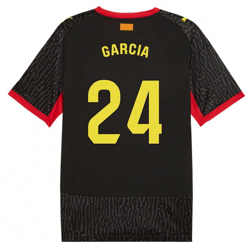 Danxen Hombre Camiseta Borja García #24 Negro Amarillo Rojo 2ª Equipación 2026/27 La Camisa México