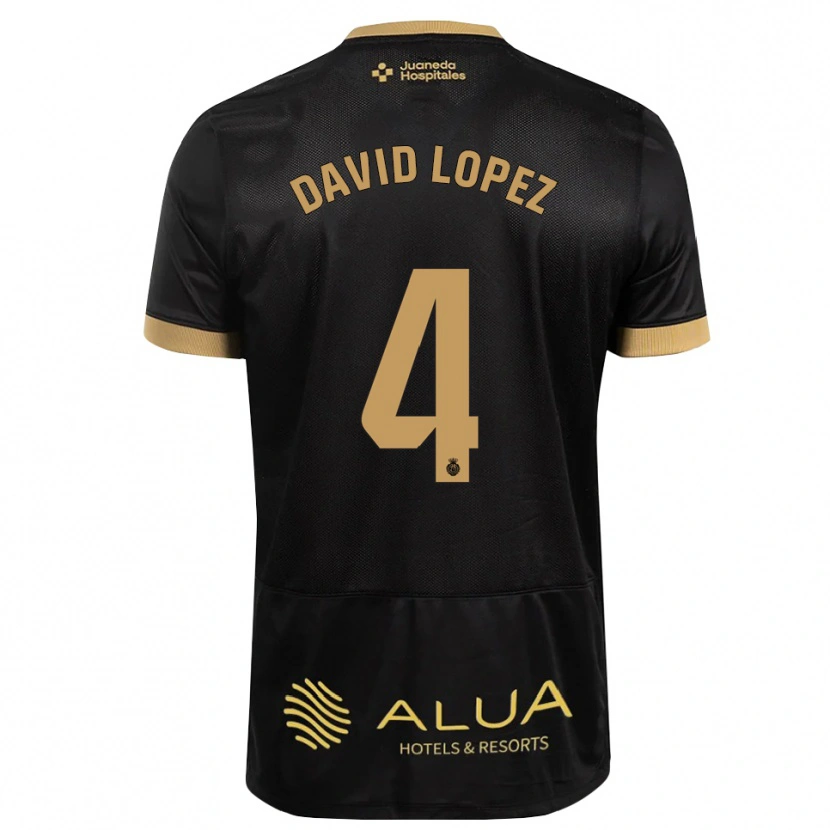 Danxen Hombre Camiseta David López #4 Marrón Arena Gris 2ª Equipación 2026/27 La Camisa México