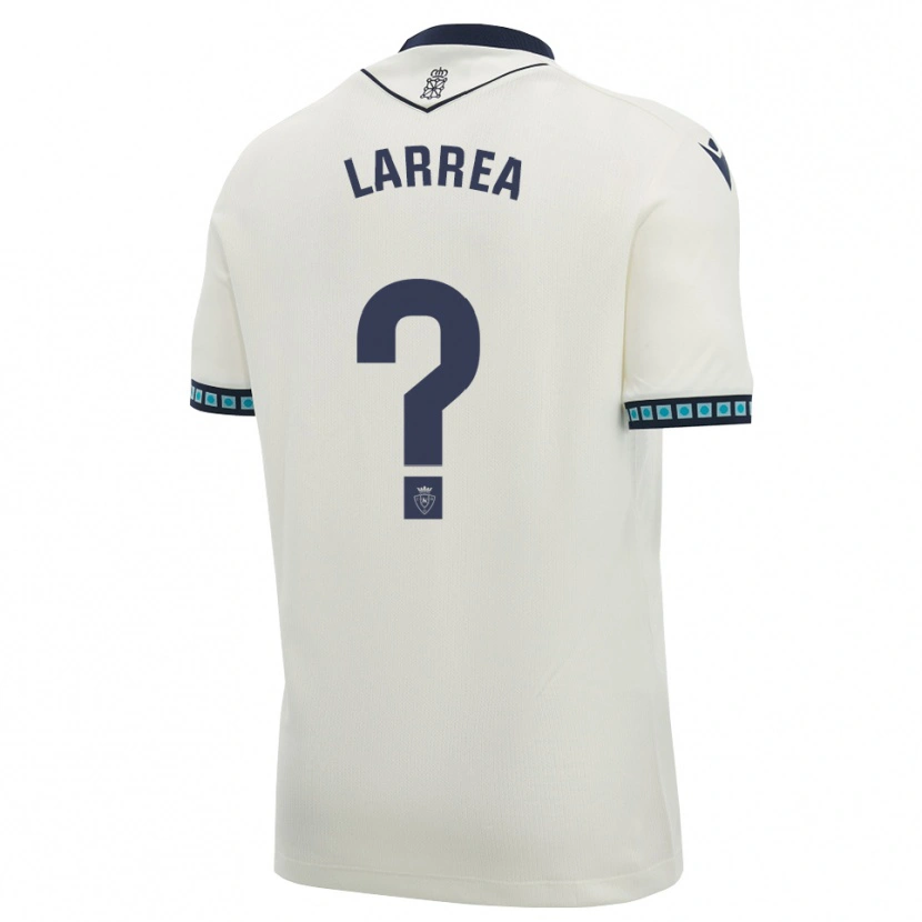Danxen Hombre Camiseta Unai Larrea #0 Blanco Negro Azul Cielo Claro 2ª Equipación 2026/27 La Camisa México