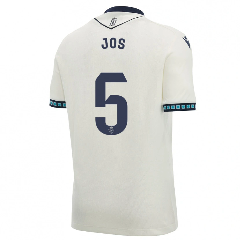 Danxen Hombre Camiseta Josune Urdaniz Maurin #5 Blanco Negro Azul Cielo Claro 2ª Equipación 2026/27 La Camisa México
