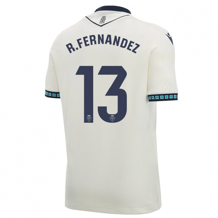 Danxen Hombre Camiseta Rafa Fernández #13 Blanco Negro Azul Cielo Claro 2ª Equipación 2026/27 La Camisa México