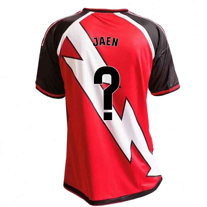 Danxen Hombre Camiseta Carlos Jaén #0 Rojo Negro Blanco 2ª Equipación 2026/27 La Camisa México