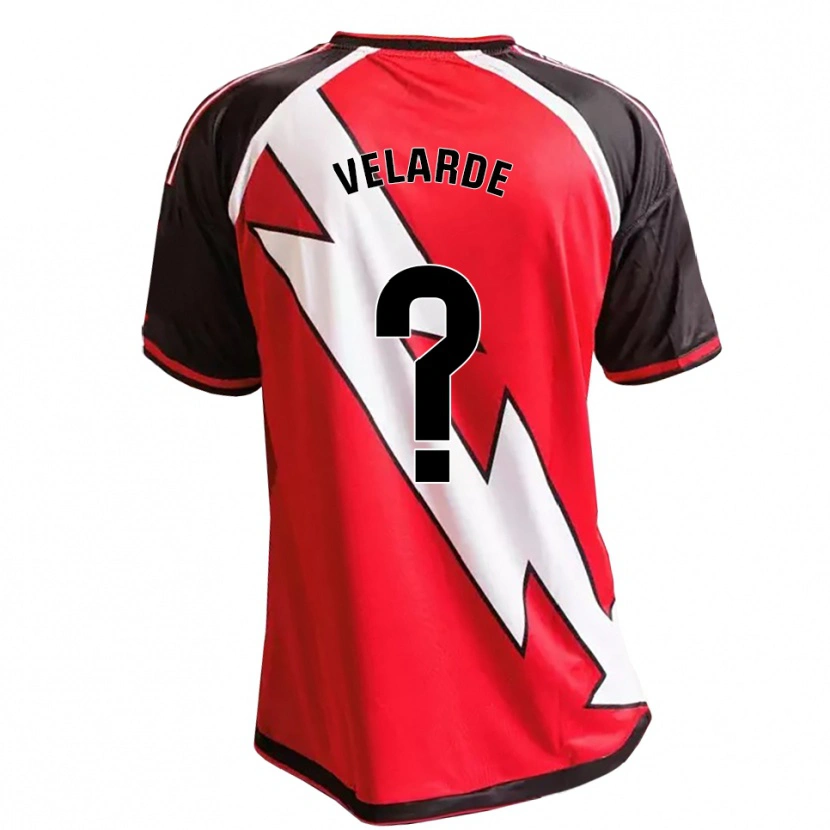 Danxen Hombre Camiseta Sara Velarde López #0 Rojo Negro Blanco 2ª Equipación 2026/27 La Camisa México