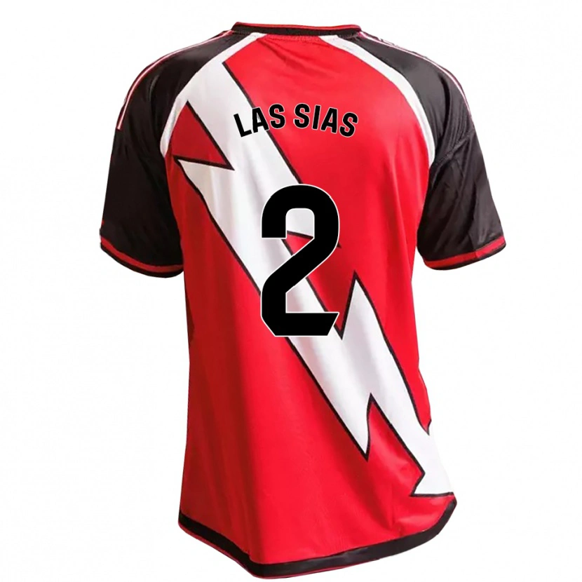 Danxen Hombre Camiseta Marco De Las Sías #2 Rojo Negro Blanco 2ª Equipación 2026/27 La Camisa México