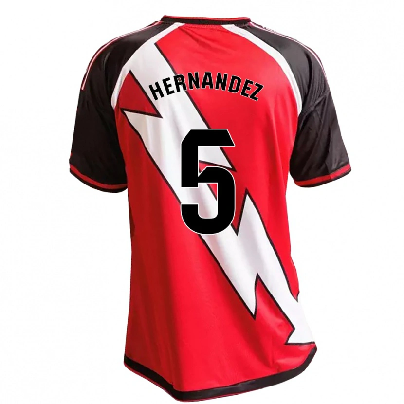 Danxen Hombre Camiseta Aridane Hernández #5 Rojo Negro Blanco 2ª Equipación 2026/27 La Camisa México