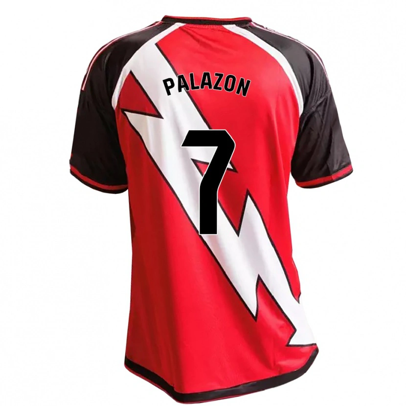 Danxen Hombre Camiseta Isi Palazón #7 Rojo Negro Blanco 2ª Equipación 2026/27 La Camisa México