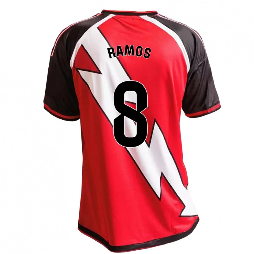 Danxen Hombre Camiseta Iván Ramos #8 Rojo Negro Blanco 2ª Equipación 2026/27 La Camisa México