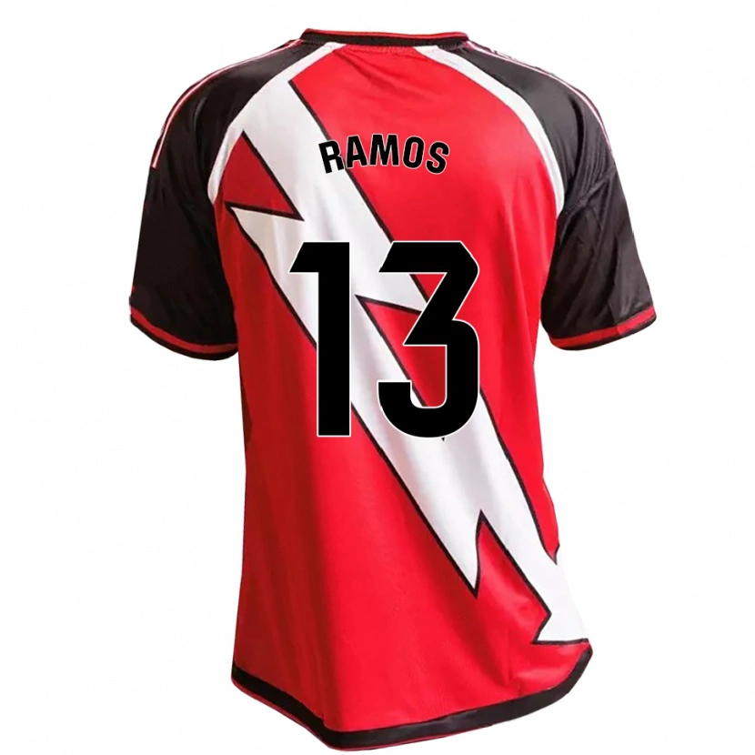 Danxen Hombre Camiseta Mario Ramos #13 Rojo Negro Blanco 2ª Equipación 2026/27 La Camisa México