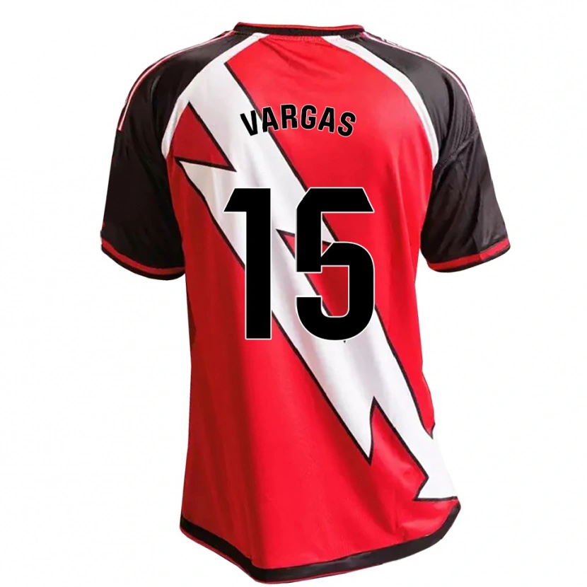 Danxen Hombre Camiseta Rosario Vargas Sarasqueta #15 Rojo Negro Blanco 2ª Equipación 2026/27 La Camisa México