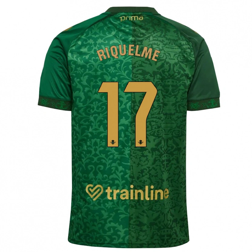Danxen Hombre Camiseta Rodrigo Riquelme #17 Verde Bosque Dorado Oscuro 2ª Equipación 2026/27 La Camisa México