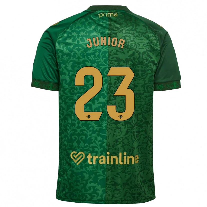 Danxen Hombre Camiseta Junior Firpo #23 Verde Bosque Dorado Oscuro 2ª Equipación 2026/27 La Camisa México