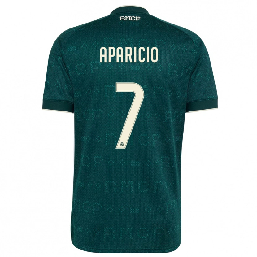 Danxen Hombre Camiseta Esteban Aparicio #7 Gris Pizarra Oscuro Blanco 2ª Equipación 2026/27 La Camisa México