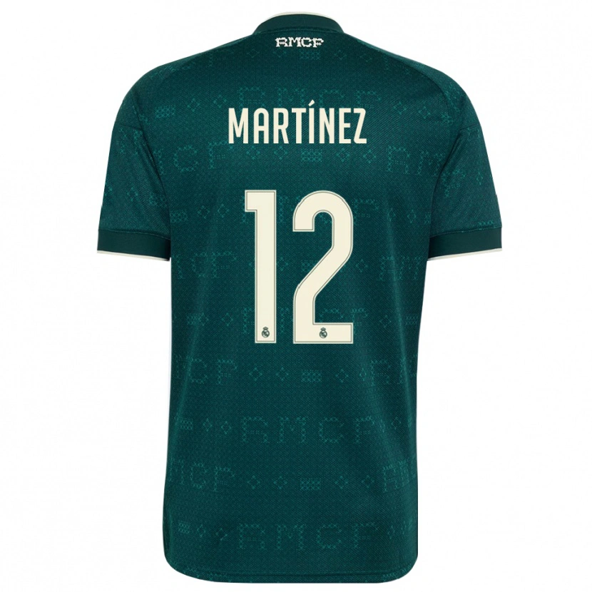 Danxen Hombre Camiseta Rubén Martínez #12 Gris Pizarra Oscuro Blanco 2ª Equipación 2026/27 La Camisa México