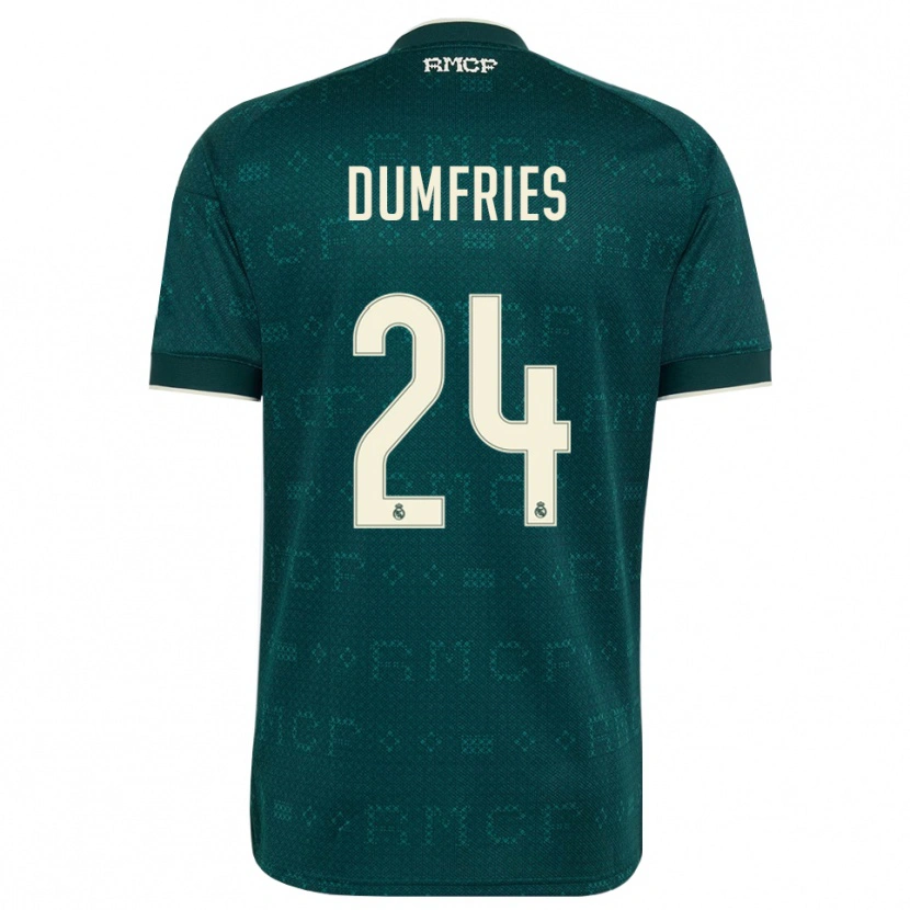 Danxen Hombre Camiseta Denzel Dumfries #24 Gris Pizarra Oscuro Blanco 2ª Equipación 2026/27 La Camisa México