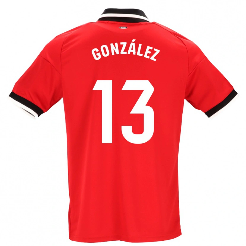 Danxen Hombre Camiseta Fran González #13 Negro Blanco Rojo 2ª Equipación 2026/27 La Camisa México