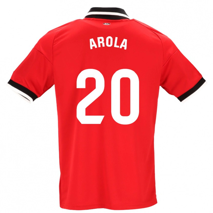 Danxen Hombre Camiseta Arola Aparicio Gili #20 Negro Blanco Rojo 2ª Equipación 2026/27 La Camisa México