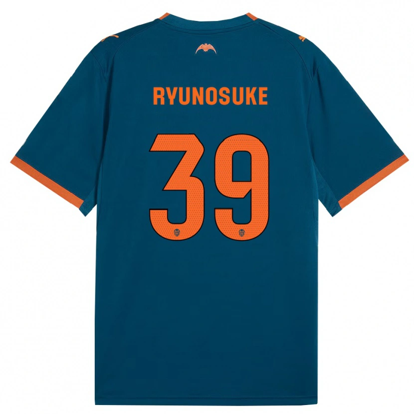 Danxen Hombre Camiseta Ryunosuke Sato #39 Azul Acero Naranja 2ª Equipación 2026/27 La Camisa México