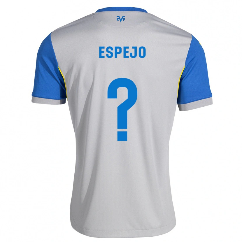 Danxen Hombre Camiseta Jesús Espejo #0 Azul Lanzador Gris 2ª Equipación 2026/27 La Camisa México