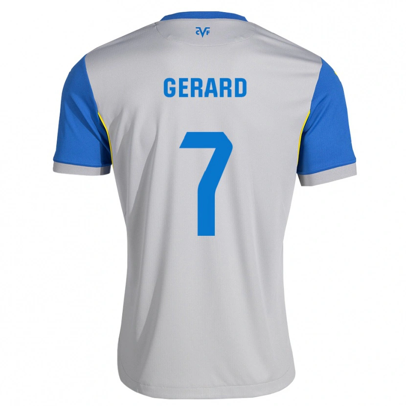 Danxen Hombre Camiseta Gerard Moreno #7 Azul Lanzador Gris 2ª Equipación 2026/27 La Camisa México