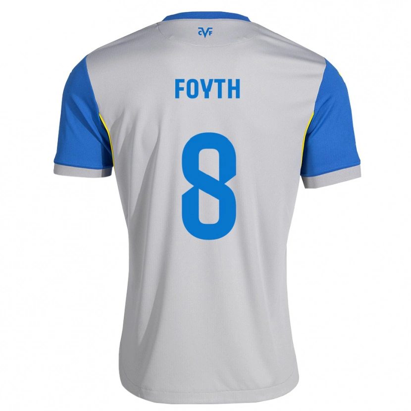 Danxen Hombre Camiseta Juan Foyth #8 Azul Lanzador Gris 2ª Equipación 2026/27 La Camisa México