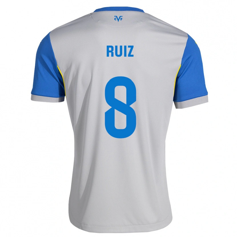 Danxen Hombre Camiseta Adri Ruiz #8 Azul Lanzador Gris 2ª Equipación 2026/27 La Camisa México