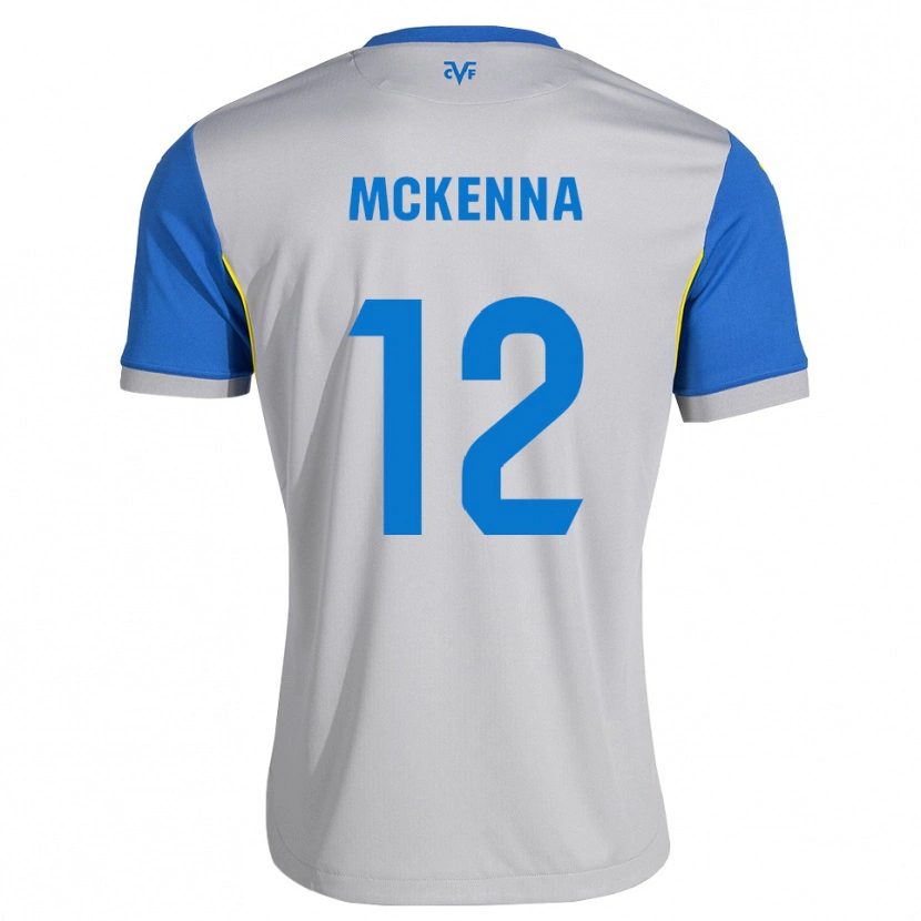 Danxen Hombre Camiseta Kayla Mckenna #12 Azul Lanzador Gris 2ª Equipación 2026/27 La Camisa México