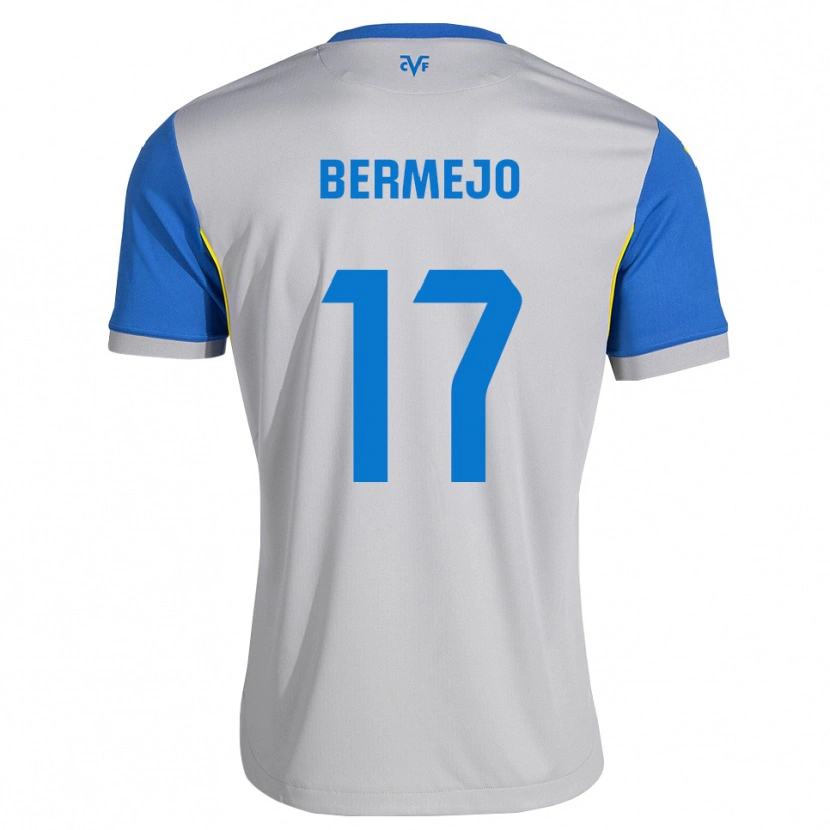 Danxen Hombre Camiseta Celso Bermejo #17 Azul Lanzador Gris 2ª Equipación 2026/27 La Camisa México