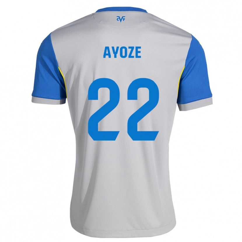 Danxen Hombre Camiseta Ayoze Pérez #22 Azul Lanzador Gris 2ª Equipación 2026/27 La Camisa México