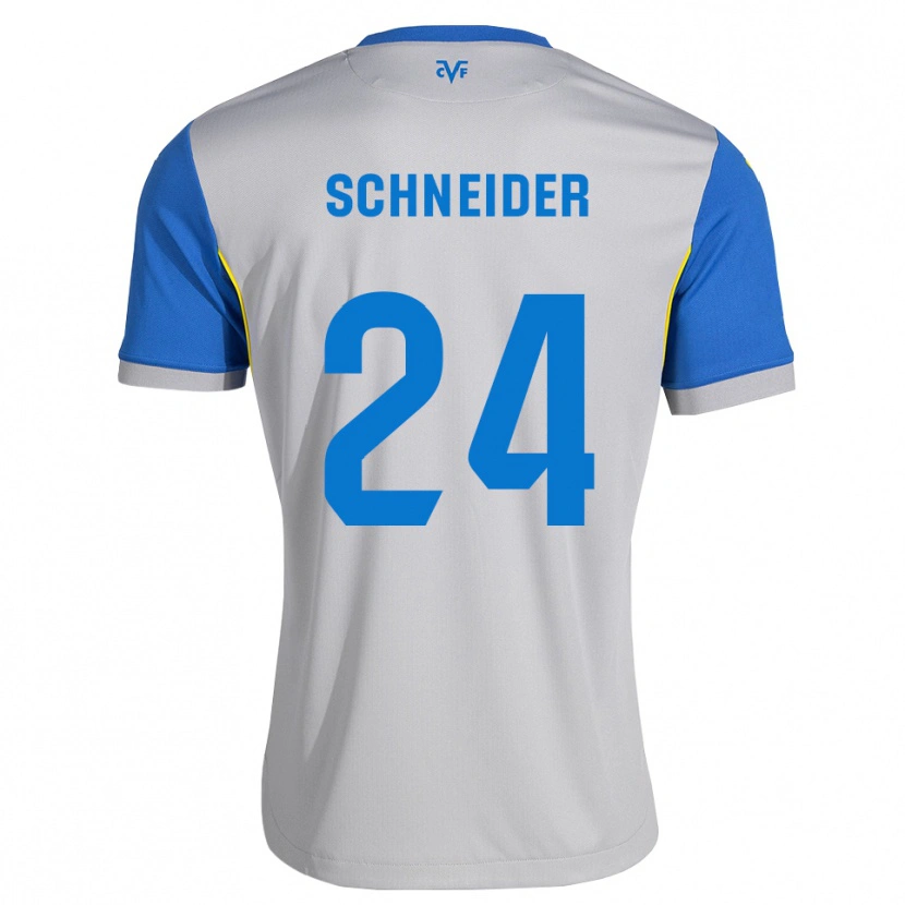 Danxen Hombre Camiseta Ben Schneider #24 Azul Lanzador Gris 2ª Equipación 2026/27 La Camisa México