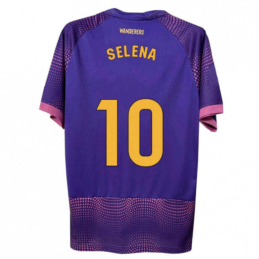 Danxen Hombre Camiseta Selena Del Carmen Salas Alonso #10 Morado Blanco Rosa 2ª Equipación 2026/27 La Camisa México