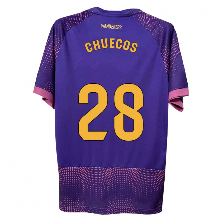 Danxen Hombre Camiseta Dani Chuecos #28 Morado Blanco Rosa 2ª Equipación 2026/27 La Camisa México
