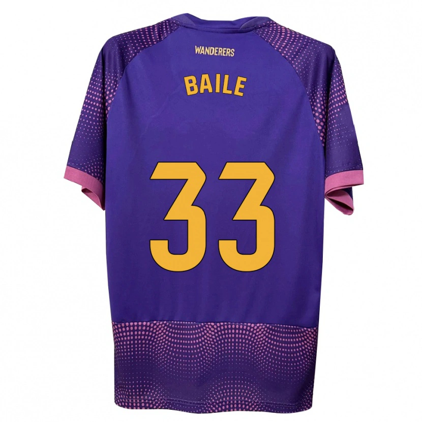 Danxen Hombre Camiseta Andrés Baile #33 Morado Blanco Rosa 2ª Equipación 2026/27 La Camisa México