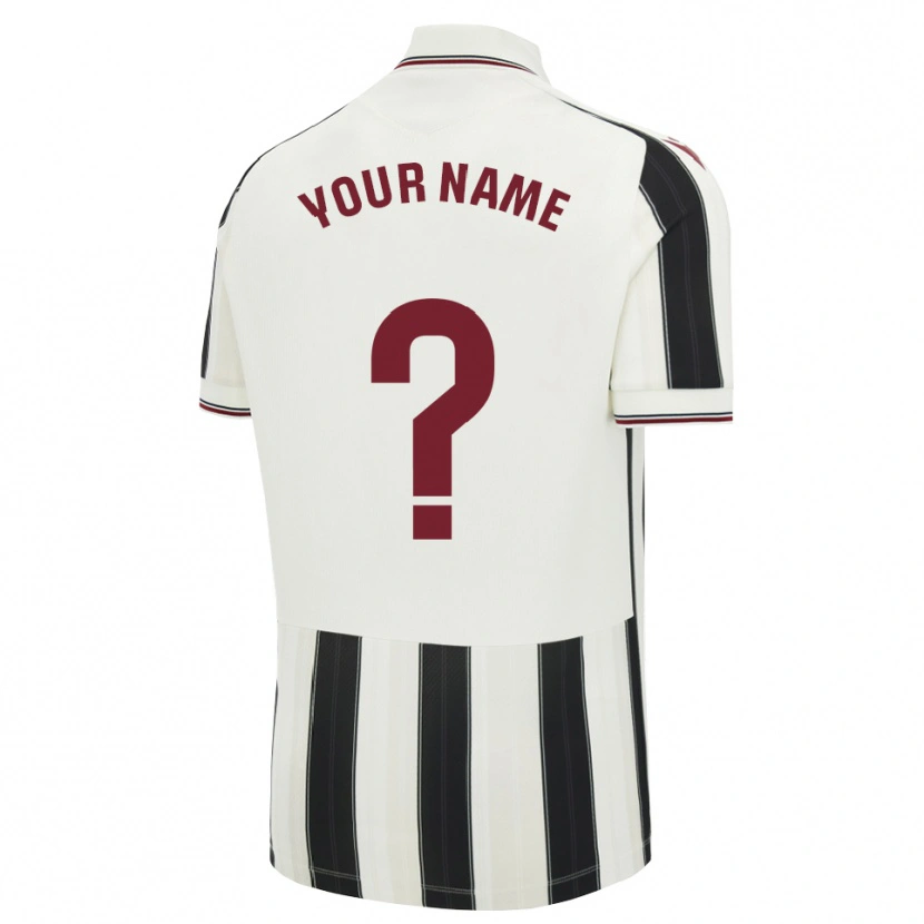 Danxen Hombre Camiseta Su Nombre #0 Negro Blanco Rojo 2ª Equipación 2026/27 La Camisa México