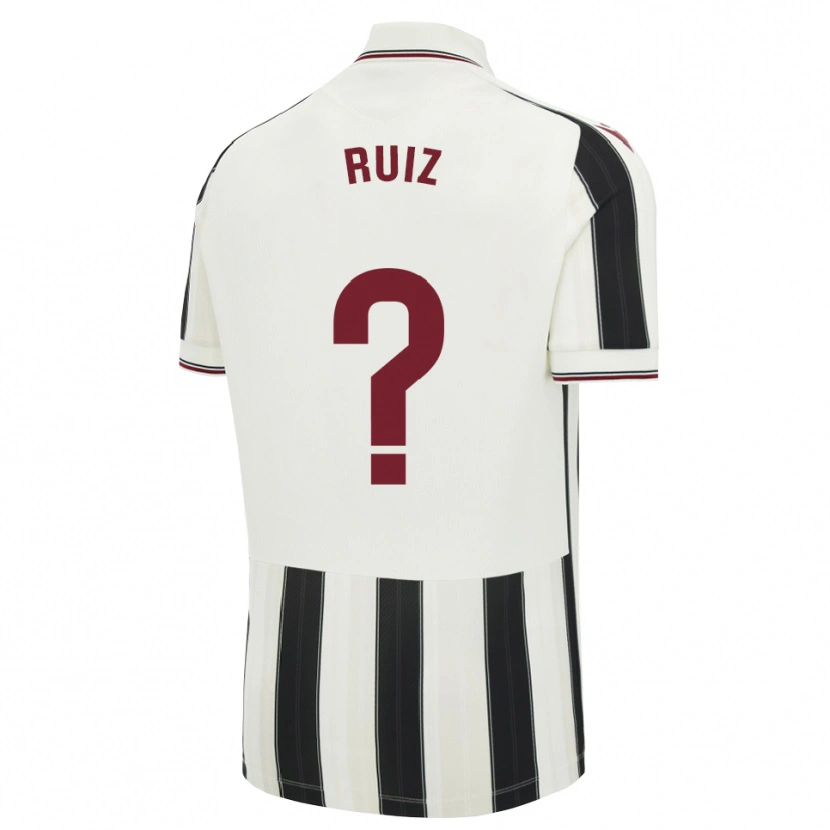 Danxen Hombre Camiseta Álex Ruiz #0 Negro Blanco Rojo 2ª Equipación 2026/27 La Camisa México