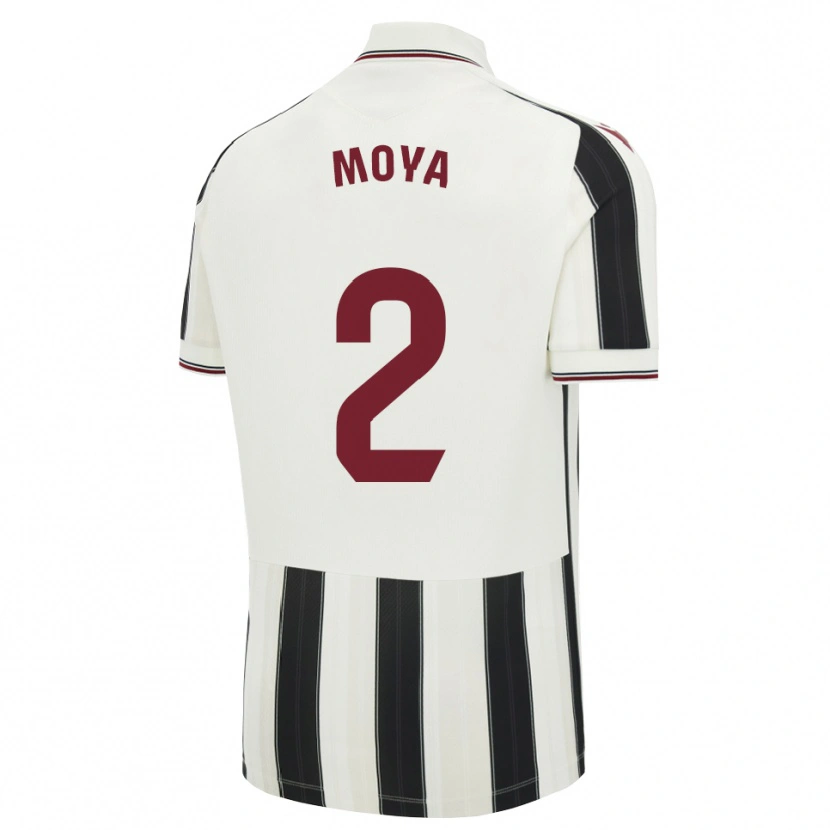 Danxen Hombre Camiseta Alejandro Moya #2 Negro Blanco Rojo 2ª Equipación 2026/27 La Camisa México