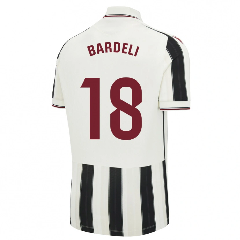 Danxen Hombre Camiseta Enzo Bardeli #18 Negro Blanco Rojo 2ª Equipación 2026/27 La Camisa México