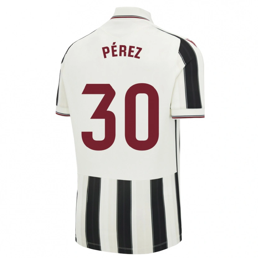 Danxen Hombre Camiseta Luismi Pérez #30 Negro Blanco Rojo 2ª Equipación 2026/27 La Camisa México