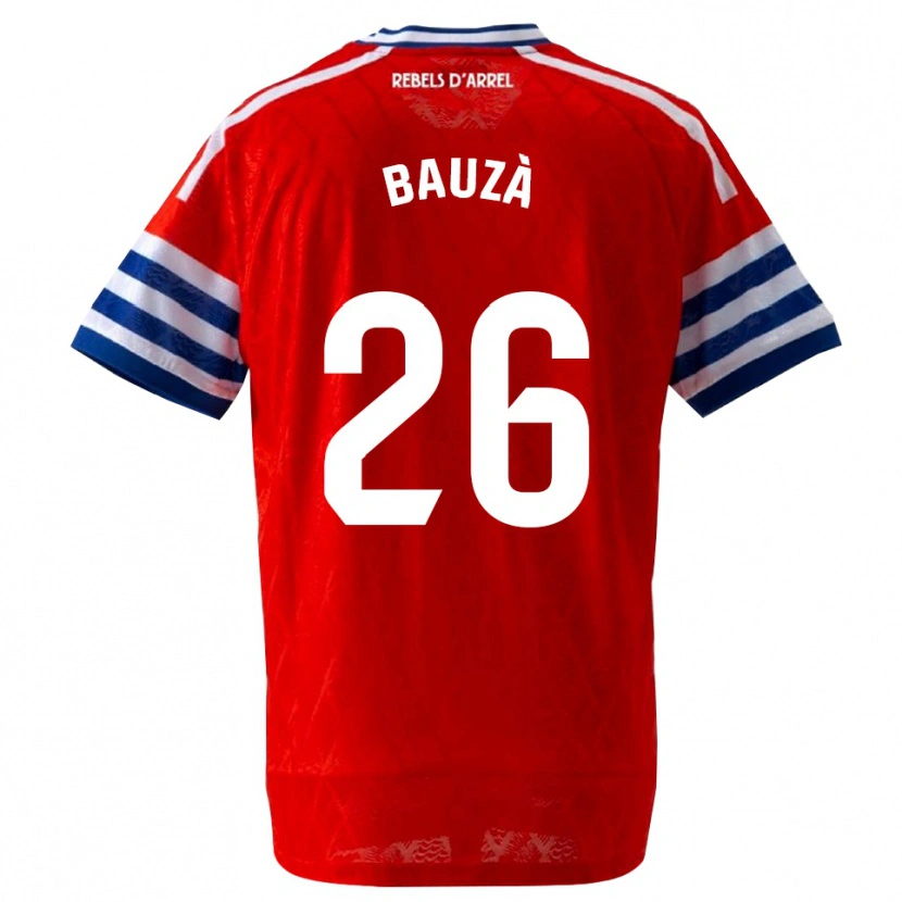 Danxen Hombre Camiseta Rafel Bauzà #26 Azul Real Rojo 2ª Equipación 2026/27 La Camisa México