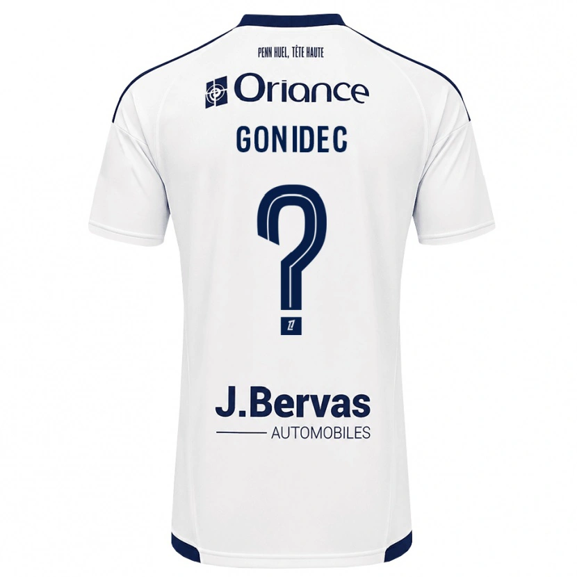 Danxen Hombre Camiseta Sandy Gonidec #0 Azul Marino Blanco 2ª Equipación 2026/27 La Camisa México