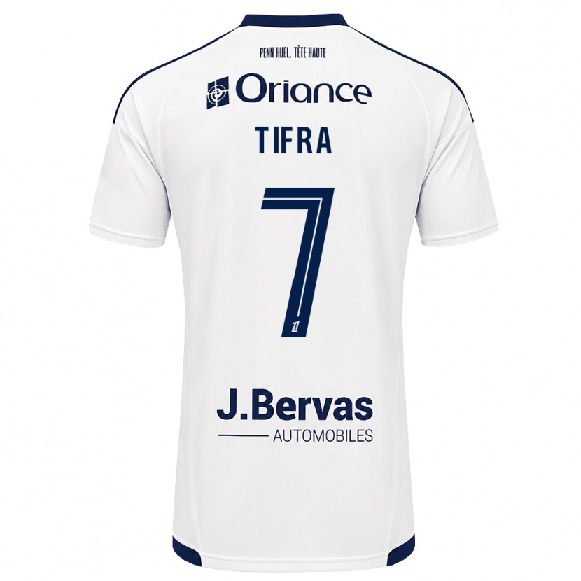 Danxen Hombre Camiseta Darri Tifra #7 Azul Marino Blanco 2ª Equipación 2026/27 La Camisa México