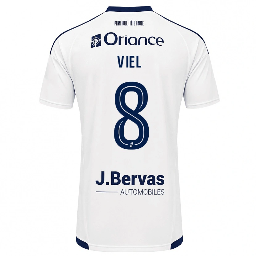 Danxen Hombre Camiseta Sacha Viel #8 Azul Marino Blanco 2ª Equipación 2026/27 La Camisa México