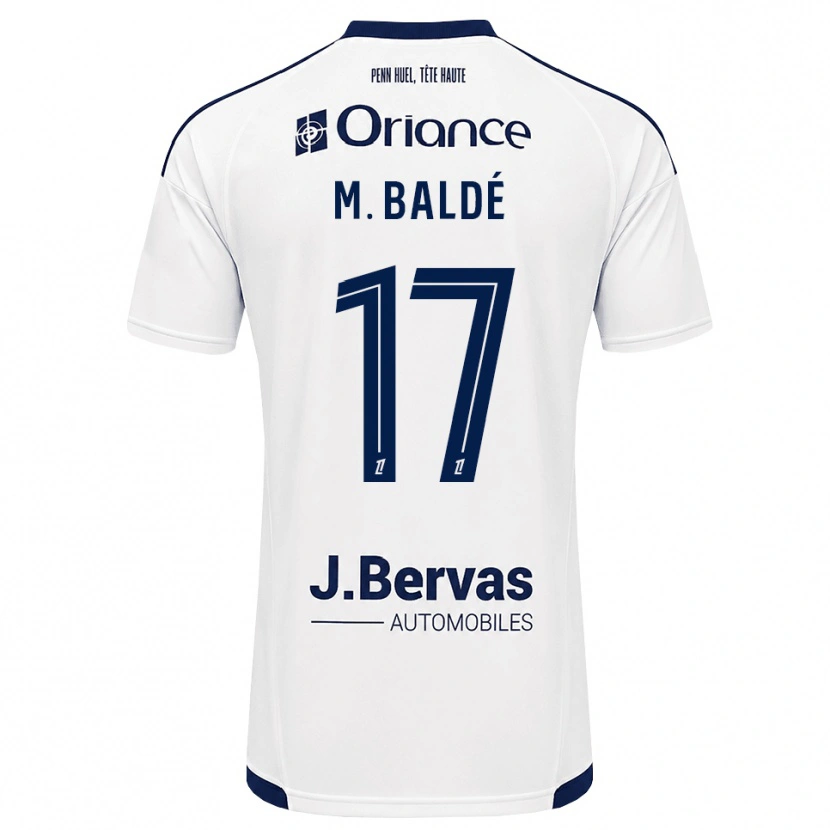 Danxen Hombre Camiseta Mama Baldé #17 Azul Marino Blanco 2ª Equipación 2026/27 La Camisa México